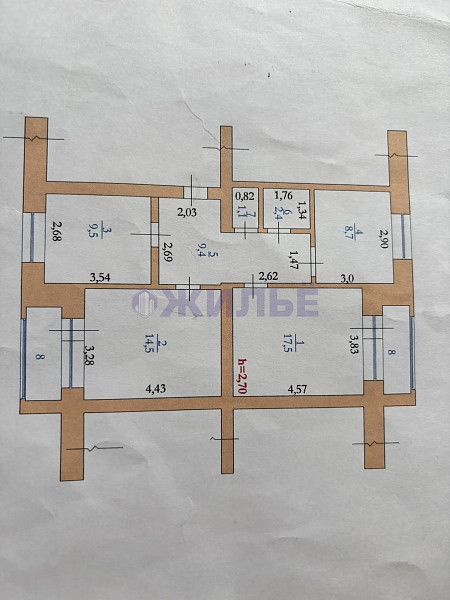 Продажа 3-х комнатной квартиры